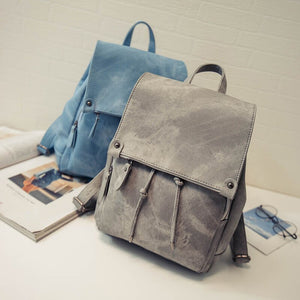 Women Backpacks Canvas College Bags