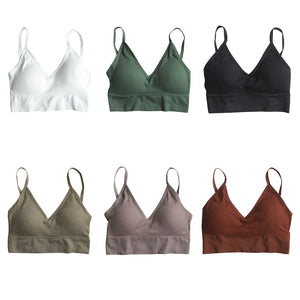 Women Tank Crop Top Seamless Underwear